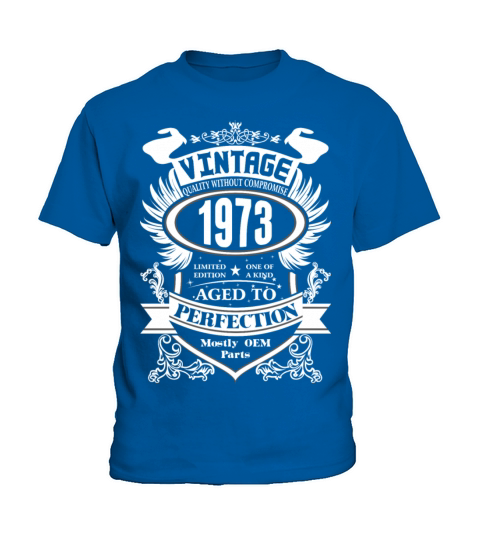 Vintage 1973 Aged To Perfection Kids T-Shirt