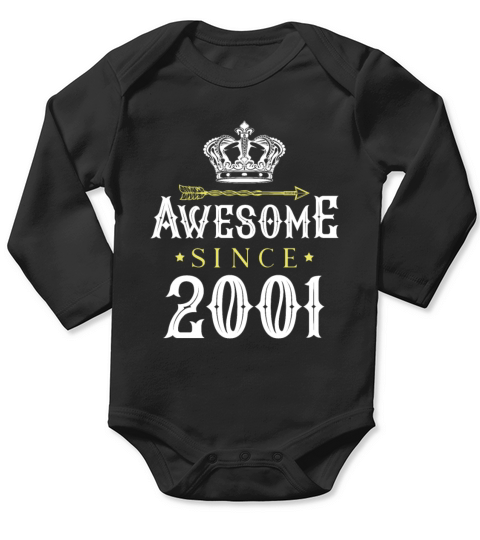 2001 awesome since Long Sleeve Baby One-Piece
