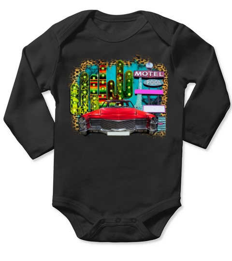 Cadillac Ranch Long Sleeve Baby One-Piece