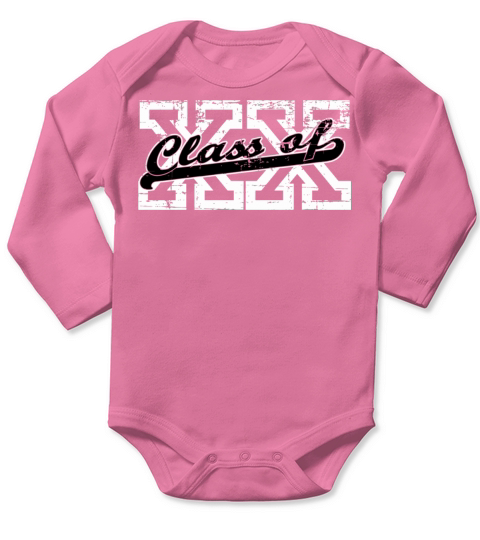 Class Of 2020 Xx Vintage Classic Long Sleeve Baby One-Piece