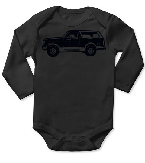 ford bronco 1989 vintage Long Sleeve Baby One-Piece
