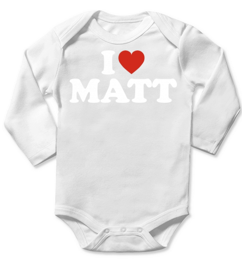 I LOVE MAT Long Sleeve Baby One-Piece