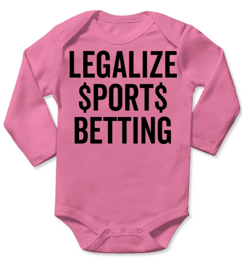 Legalize Sports Betting Long Sleeve Baby One-Piece