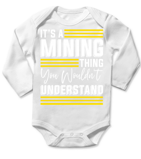 Miner Prospector Prospecting Gold Mining Long Sleeve Baby One-Piece