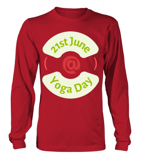 21st June Yoga Day Long sleeved Unisex