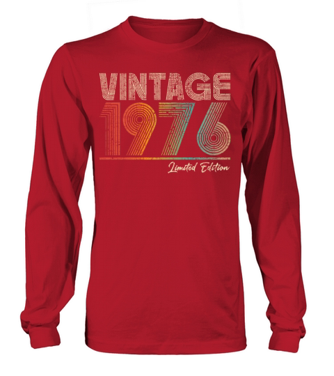 47 Years Old Vintage 1976 47th Birthday Gifts Long sleeved Unisex
