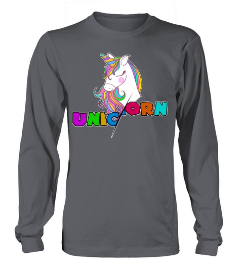 Colorful Unicorn Design For Unicorn Lover Long sleeved Unisex