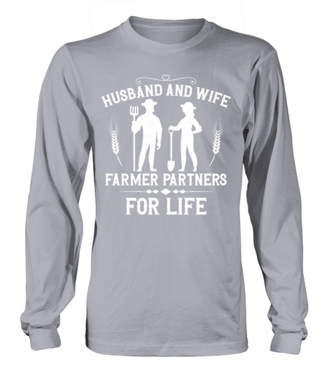Farming Farmer Husband Wife Long sleeved Unisex