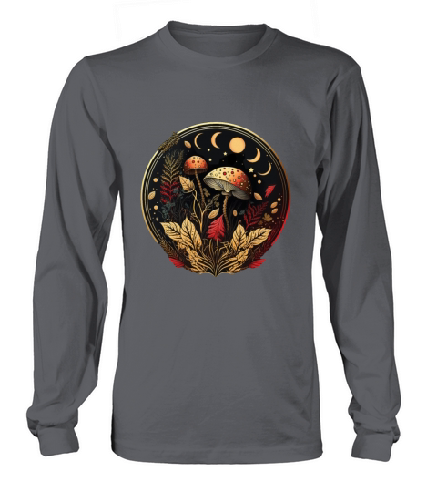 Goblincore Aesthetic Cottagecore Mushroom Dark Long sleeved Unisex