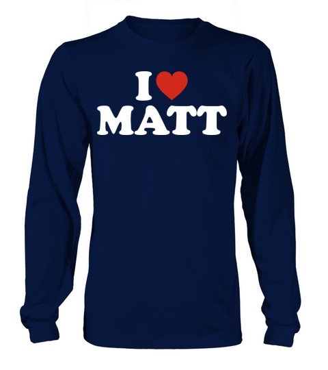 I LOVE MAT Long sleeved Unisex