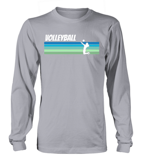 Retro Volleyball Long sleeved Unisex