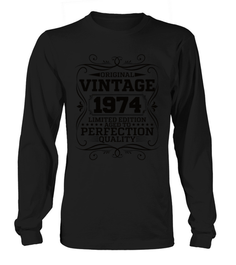 Vintage 1974 Original Limited Edition Long sleeved Unisex