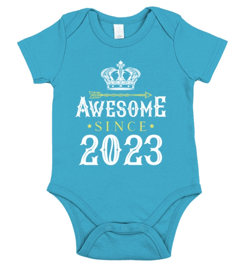 2023 awesome since Short Sleeve Baby One-Piece