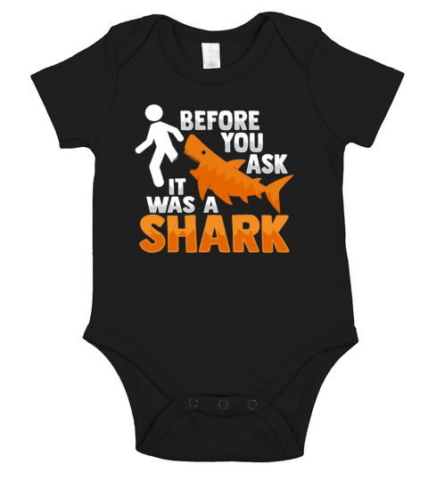 Amputee Joke Leg Prosthetic Shark Design for a Leg Short Sleeve Baby One-Piece
