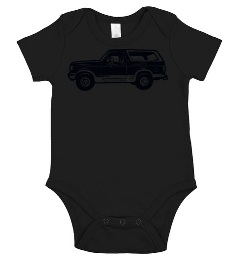 ford bronco 1989 vintage Short Sleeve Baby One-Piece