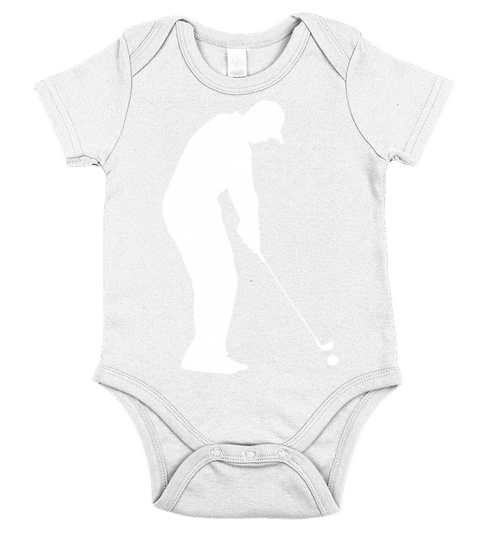 Golf Player Golfer Sports Game Short Sleeve Baby One-Piece