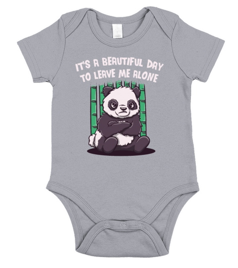 Its a Beautiful Day to Leave Me Alone Funny Introv Short Sleeve Baby One-Piece