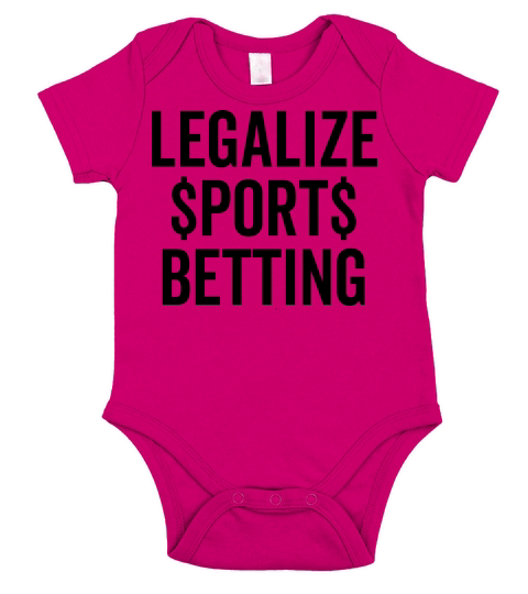 Legalize Sports Betting Short Sleeve Baby One-Piece