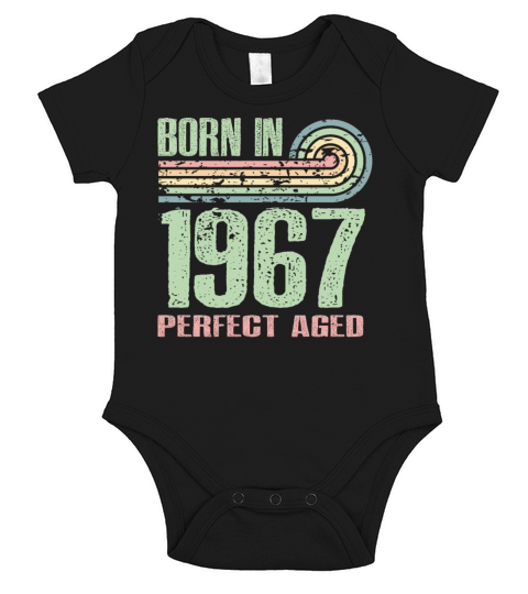 Legends Are Born In 1967 56 Years Old 56th Short Sleeve Baby One-Piece