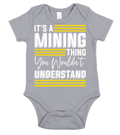Miner Prospector Prospecting Gold Mining Short Sleeve Baby One-Piece