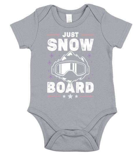 snowboarder snowboarding Short Sleeve Baby One-Piece