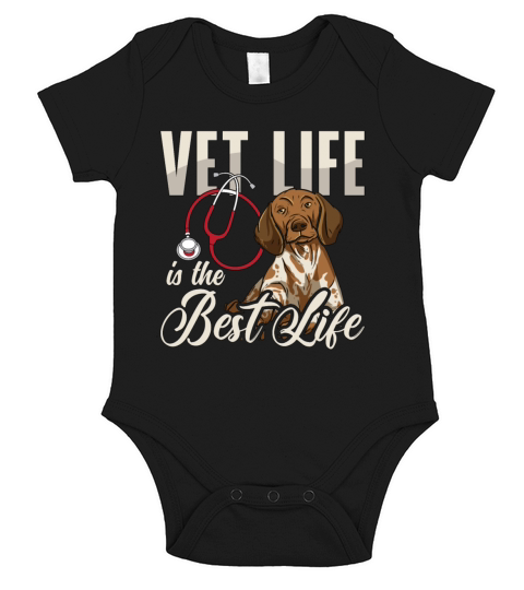 Veterinary Vet Life Is The Pet Doctor Veterinarian Short Sleeve Baby One-Piece