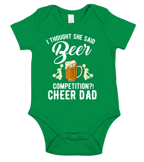 Vintage I Thought She Said Beer Competition Short Sleeve Baby One-Piece