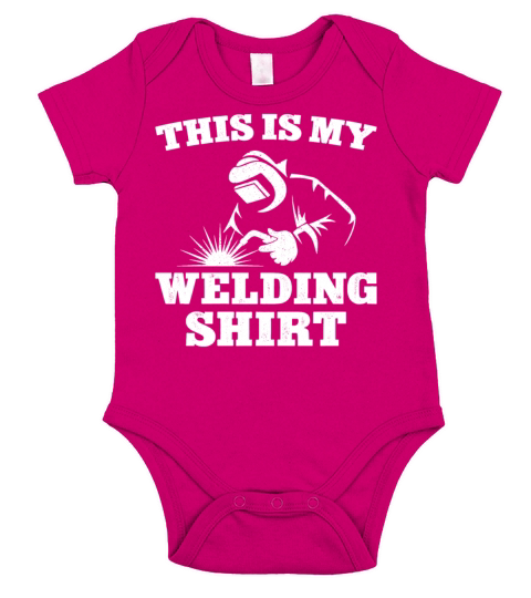 Welder Welding Vintage This Is My Short Sleeve Baby One-Piece