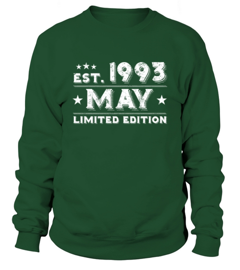 Est May 1993 - Birthday Present - Vintage Sweatshirt Unisex