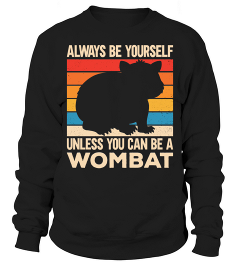 Native Australian Animal Lovers Cute Wombat Sweatshirt Unisex