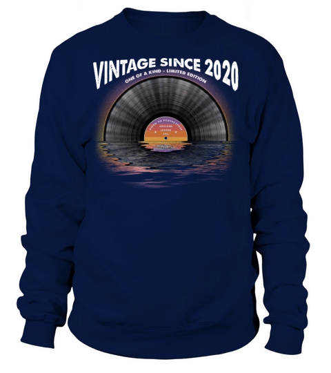 Vintage since 2020 Retro Disco Music Vintage Sweatshirt Unisex