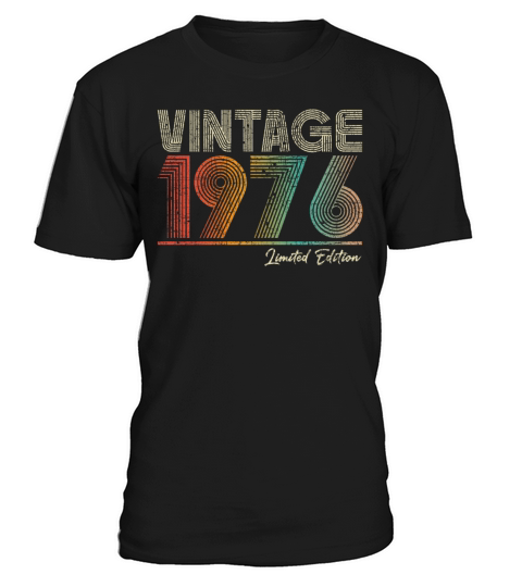 47 Years Old Vintage 1976 47th Birthday Gifts T-Shirt Unisex