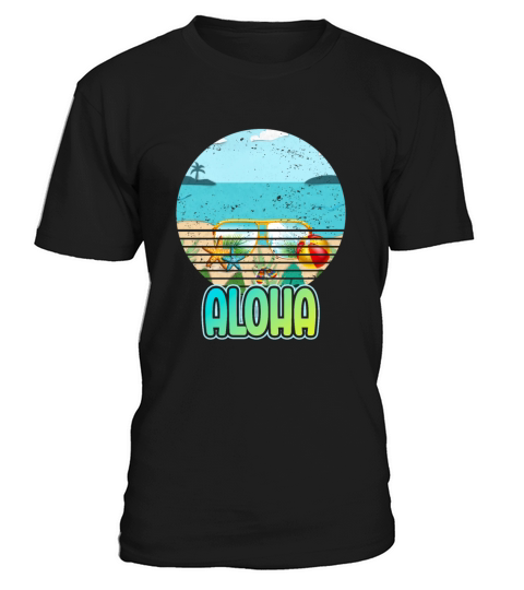 Aloha Beaches Tropical Hawaiian Summer Island T-Shirt Unisex