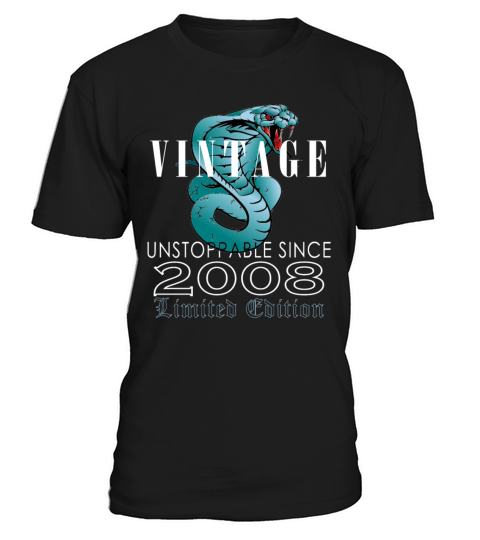 Cobra 2008 Vintage 15 Year Limited Edition T-Shirt Unisex