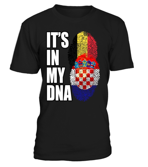 Croatian And Belgian Mix Heritage DNA Flag T-Shirt Unisex