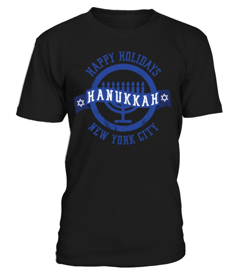 Hanukkah Happy Holidays Vintage Look T-Shirt Unisex