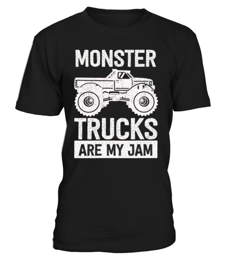 Monster Trucks Are My Jam Vintage Retro T-Shirt Unisex