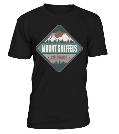 Mount Sneffels Colorado US Vintage Hiking Design T-Shirt Unisex