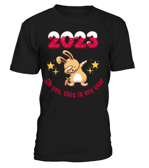 New Year 2023 rabbit design T-Shirt Unisex