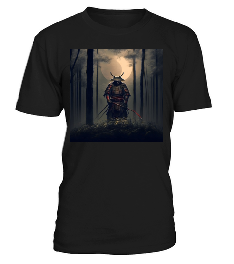 Sword martial arts forest digital art forest night T-Shirt Unisex