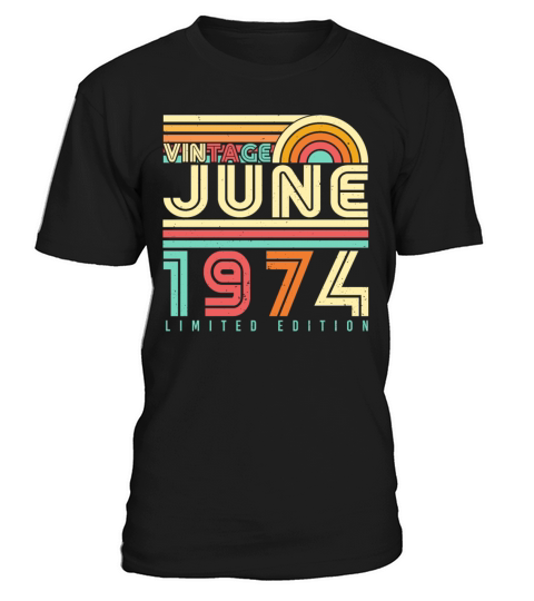 Vintage 1974 June T-Shirt Unisex