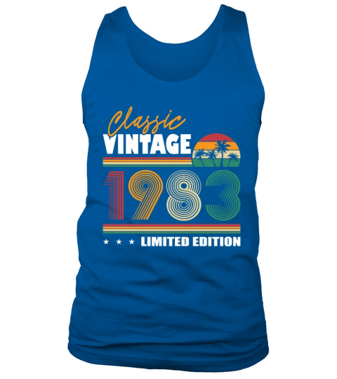 40th birthday born in 1983 classic vintage 1983 Tank Top Unisex
