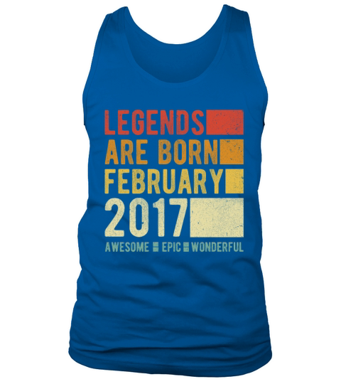 Birthday February 2017 Tank Top Unisex