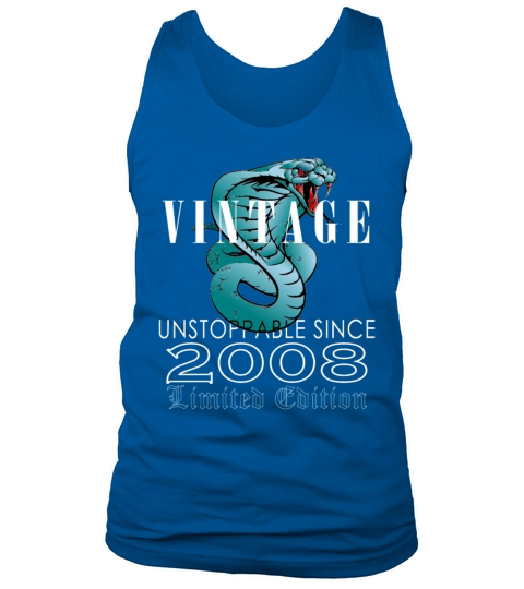 Cobra 2008 Vintage 15 Year Limited Edition Tank Top Unisex