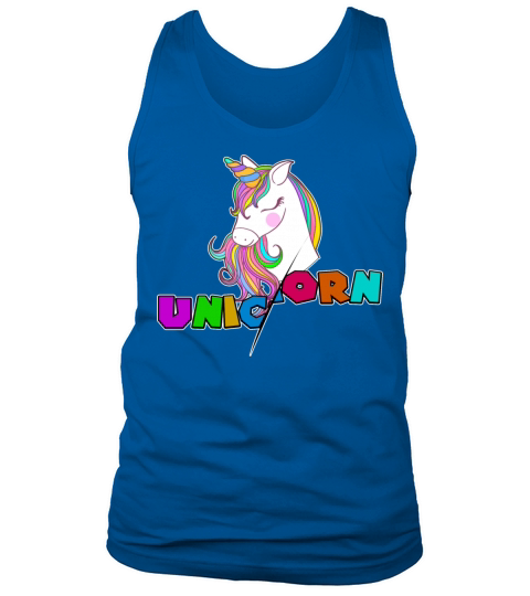 Colorful Unicorn Design For Unicorn Lover Tank Top Unisex