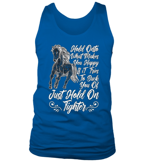 Cutting Horse Hold Onto What Makes Rodeo Horseman Tank Top Unisex