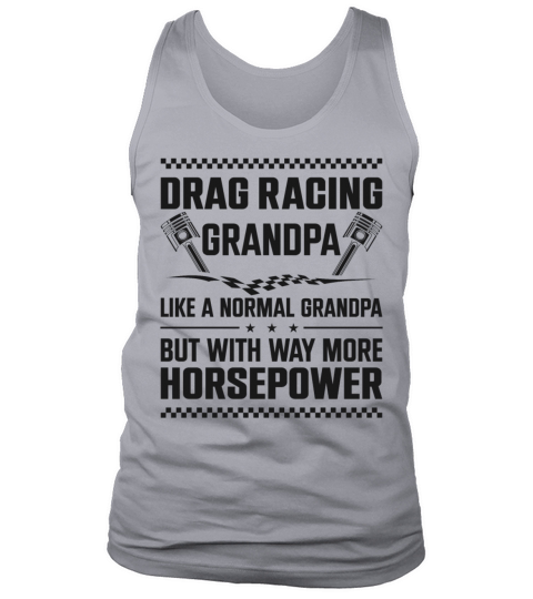 Drag Racing Race Car Grandpa Tank Top Unisex