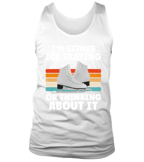 Funny Ice Skating Design Ice Skater Cool Ice Tank Top Unisex