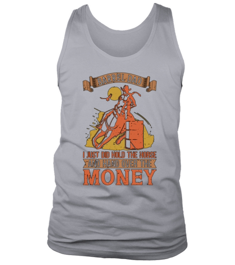 Horse Racing Barrel Dad I Just Country Horse Racer Tank Top Unisex
