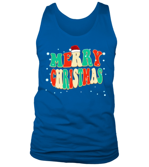 Merry Christmas Cool Vintage Christmas Tank Top Unisex
